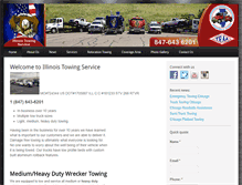 Tablet Screenshot of chicagoheavydutytowing.com